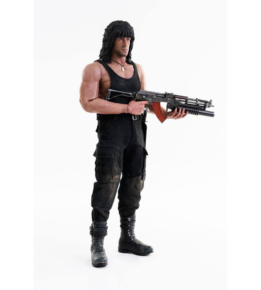 Aventure cinématographique : Rambo Miniature – Accessoire RPG, Evil Genius  Games, cette figurine Rambo sous licence officielle mesure 32 mm de haut