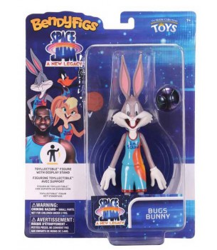 Space Jam 2 A New Legacy: Bugs Bunny Bendyfigs Bendable Figure - Visiontoys