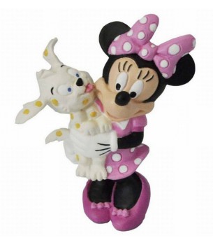 Indringing shit Punt Disney Mickey Mouse Clubhuis: Minnie Mouse Met Hond PVC Figure - Visiontoys